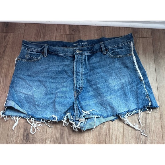Denim Blue Old Navy Women's Shorts High Rise Size 24 - Picture 1 of 9